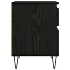 Mueble cama Roble Negro 40 x 35 x 50 cm Madera de ingeniería