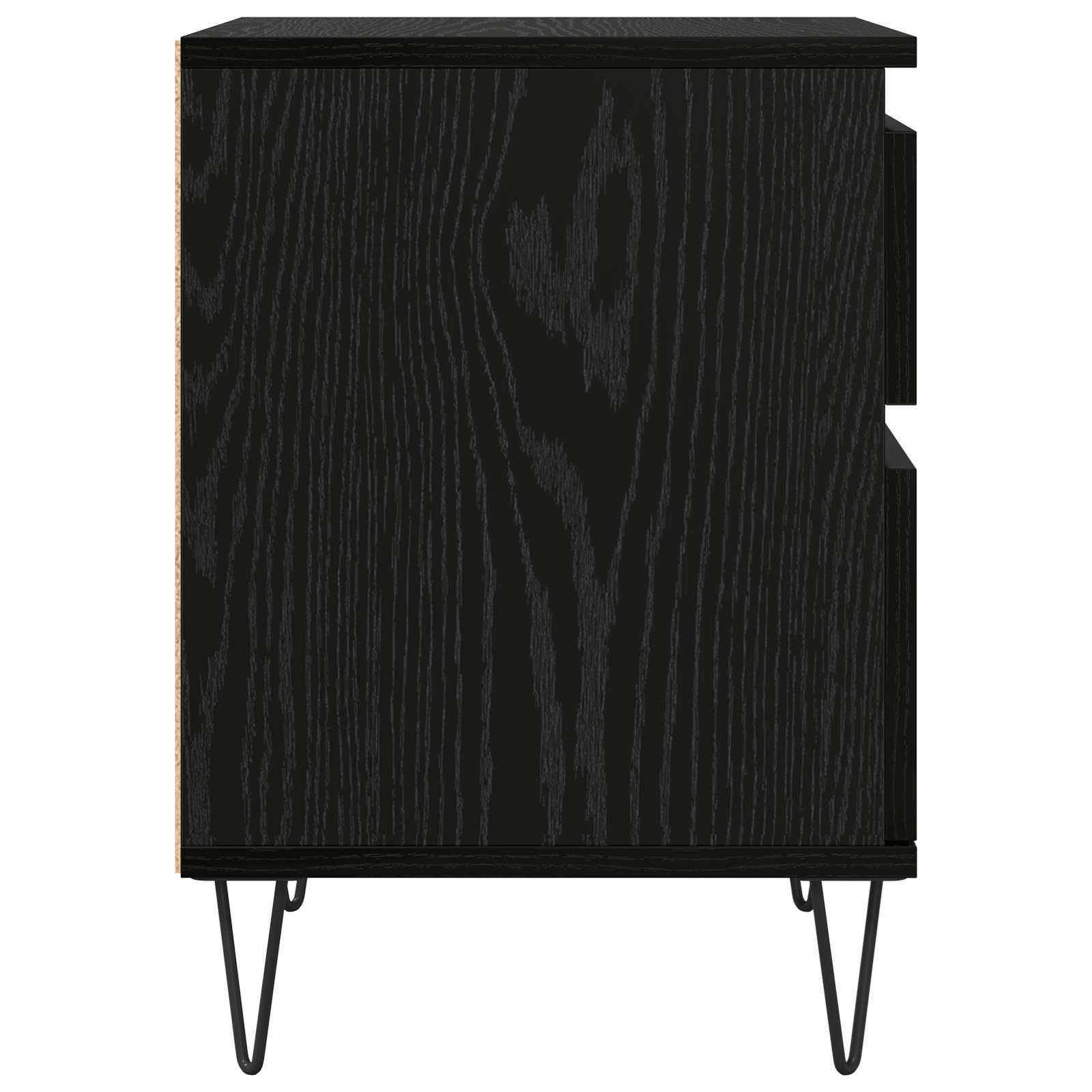 Mueble cama Roble Negro 40 x 35 x 50 cm Madera de ingeniería