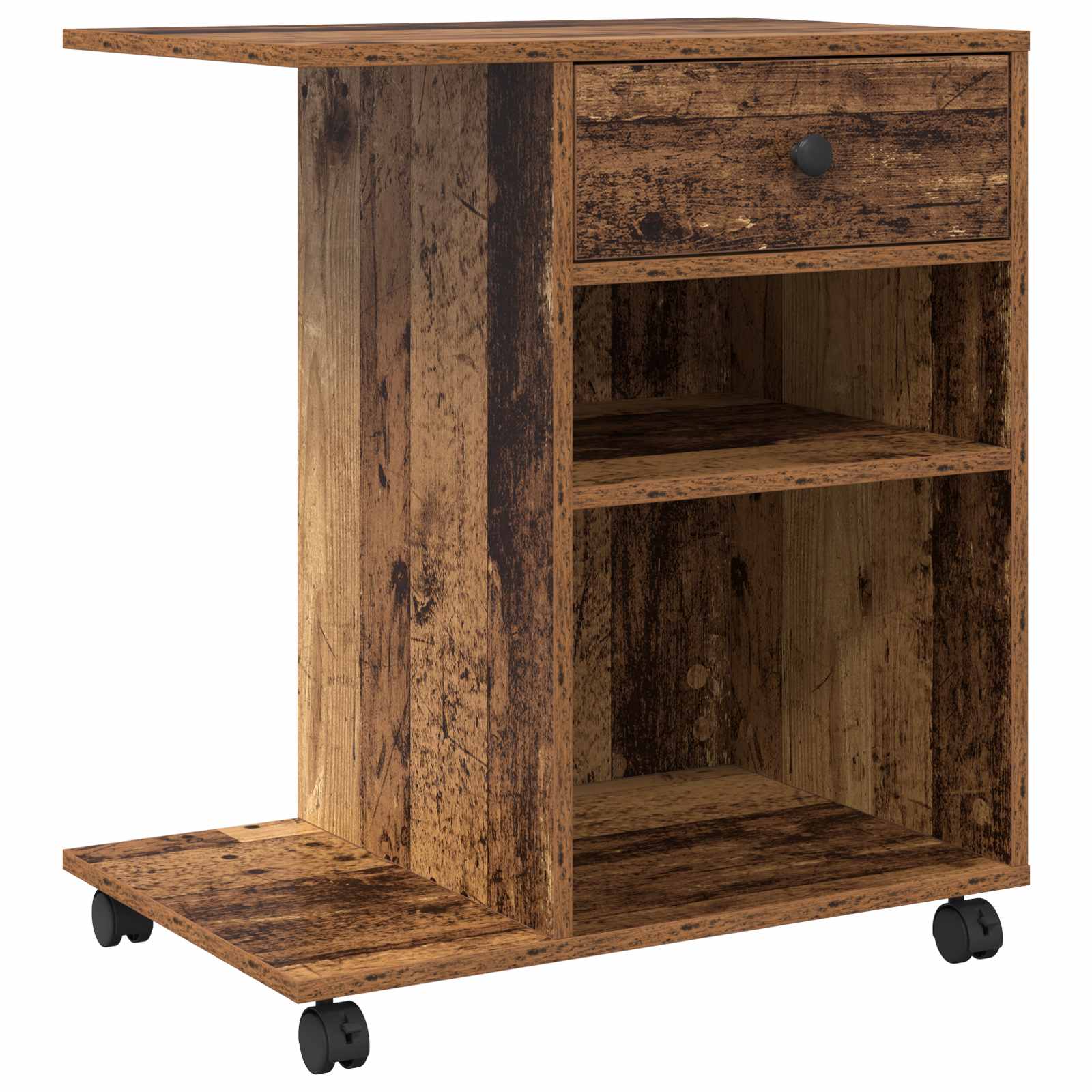Soporte para Impresora con cajón Madera vieja 60 x 40 x 68.5 cm
