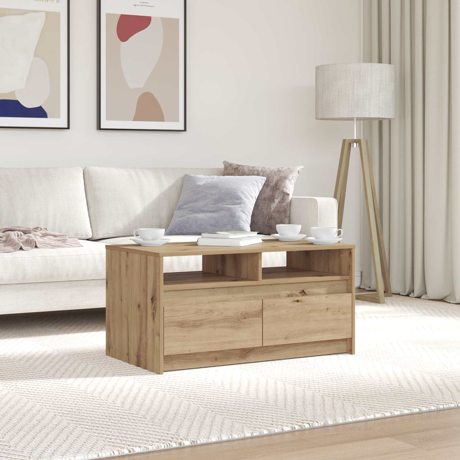 Coffee Table 100 x 50 x 40 cm Engineered Wood
