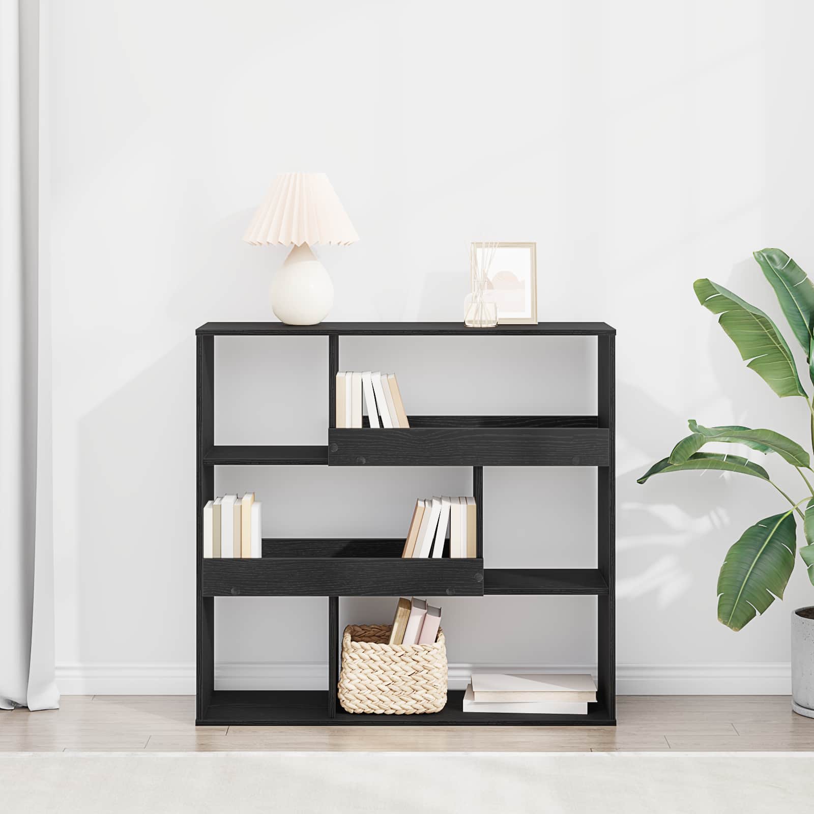 Estantería para libros Roble Negro 100 x 33 x 94,5 cm
