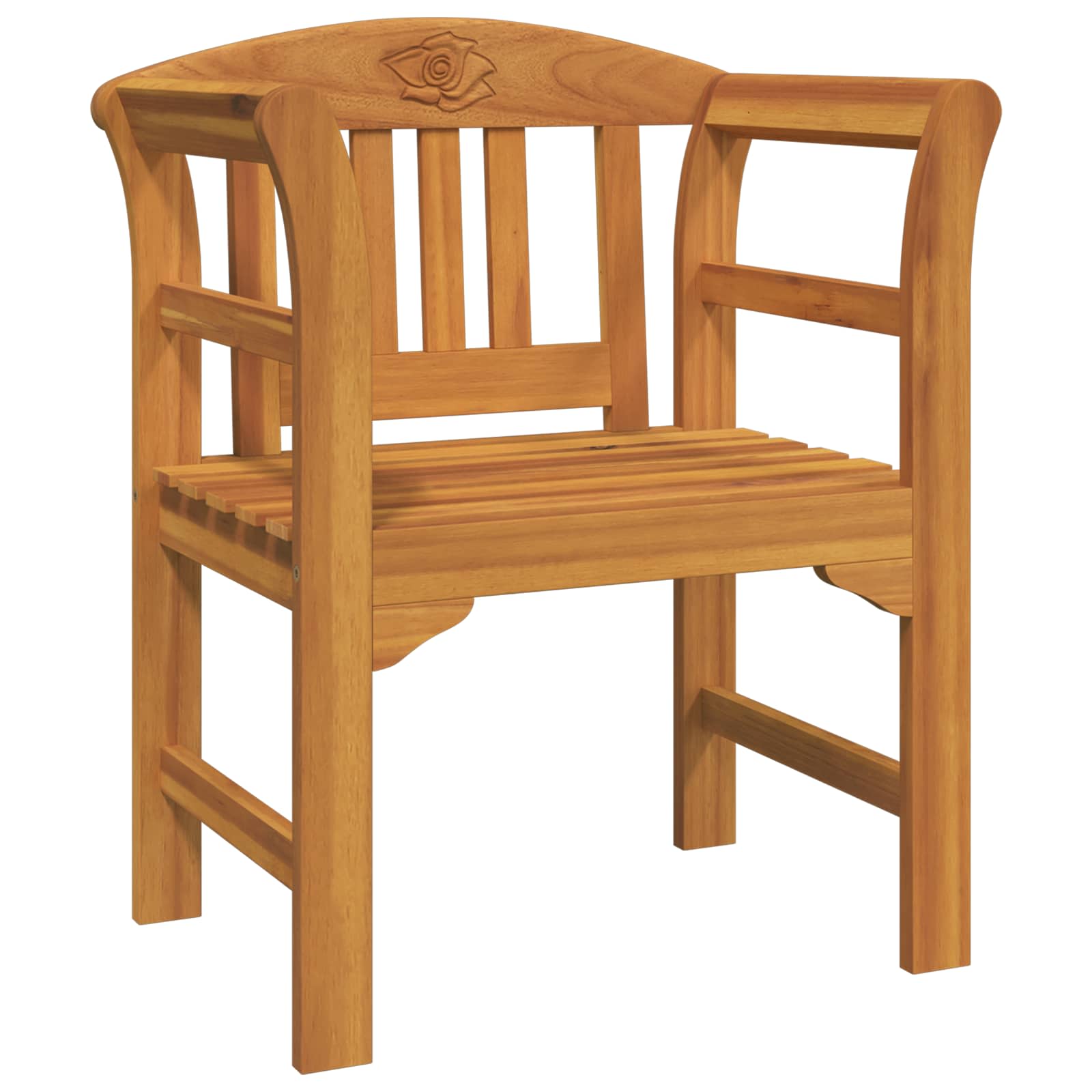 Conjunto de salón Rosa del jardín 3 pcs Madera de Acacia Sólida
