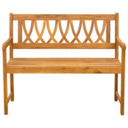 Banco de exterior Natural 110 x 55,5 x 90 cm