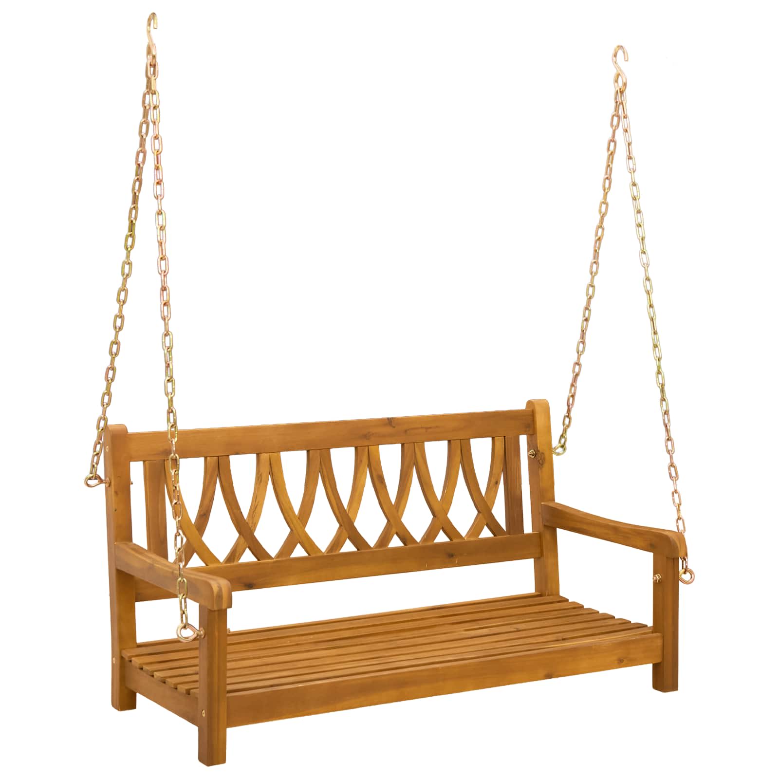 Banca Columpio de Jardín Natural 110 x 56 x 58 cm