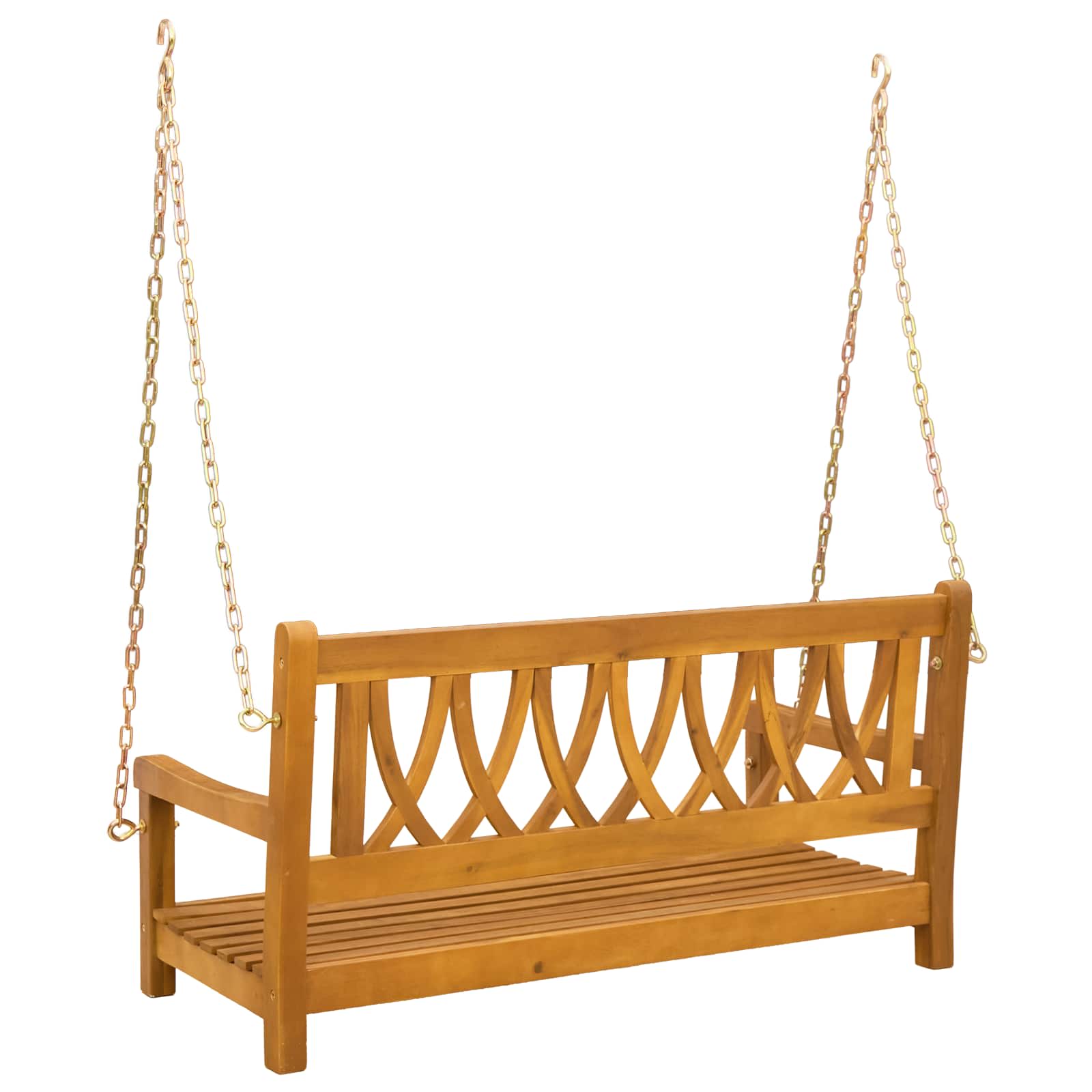Banca Columpio de Jardín Natural 110 x 56 x 58 cm