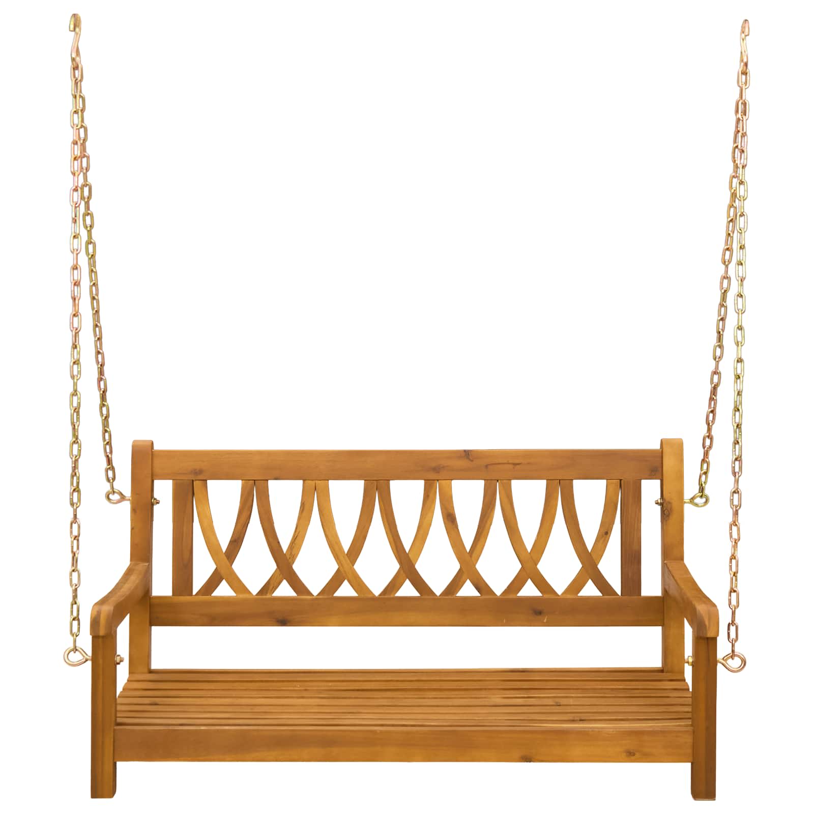 Banca Columpio de Jardín Natural 110 x 56 x 58 cm