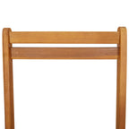 Sillas de jardín plegables 4 pcs Natural 40 x 53 x 80 cm