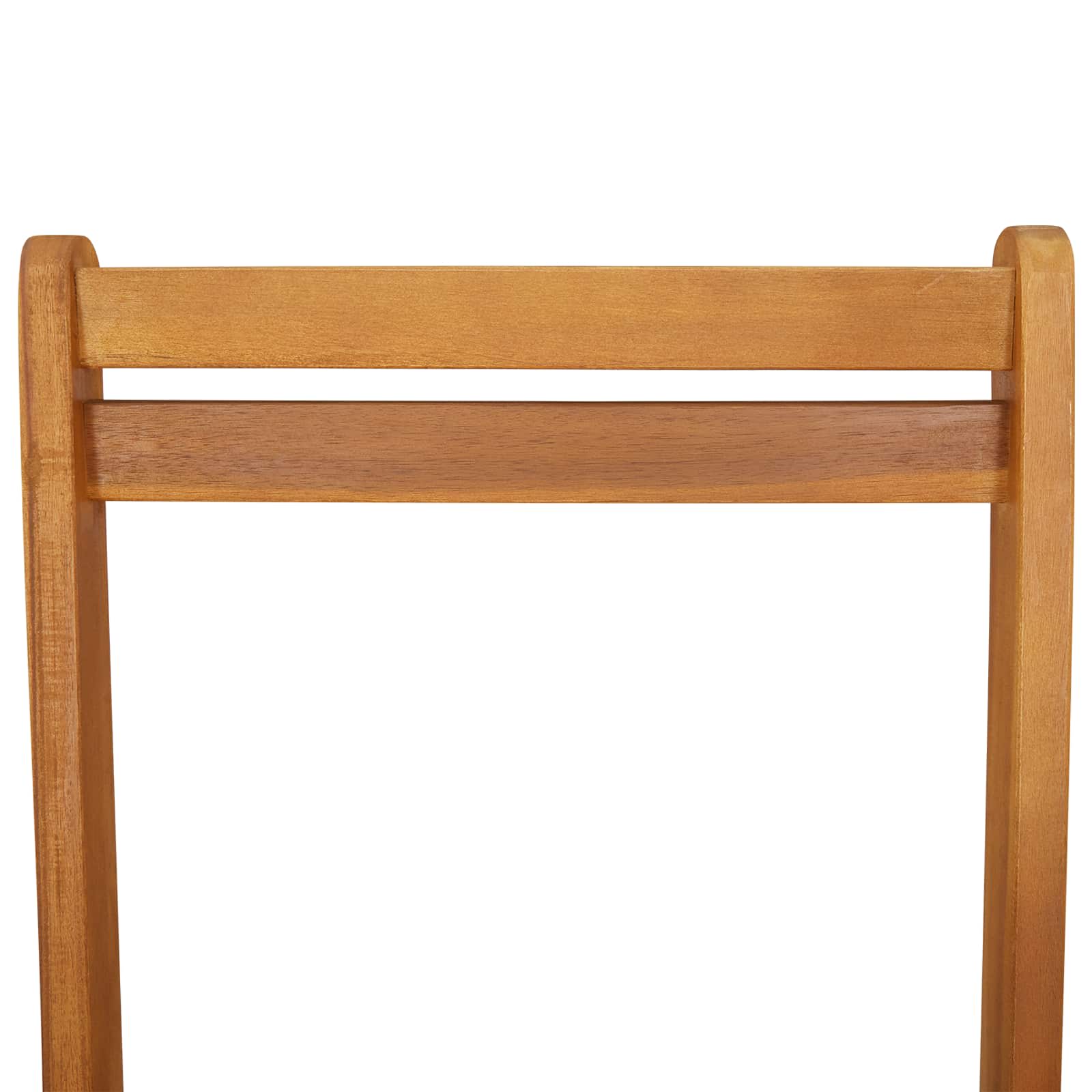 Sillas de jardín plegables 4 pcs Natural 40 x 53 x 80 cm