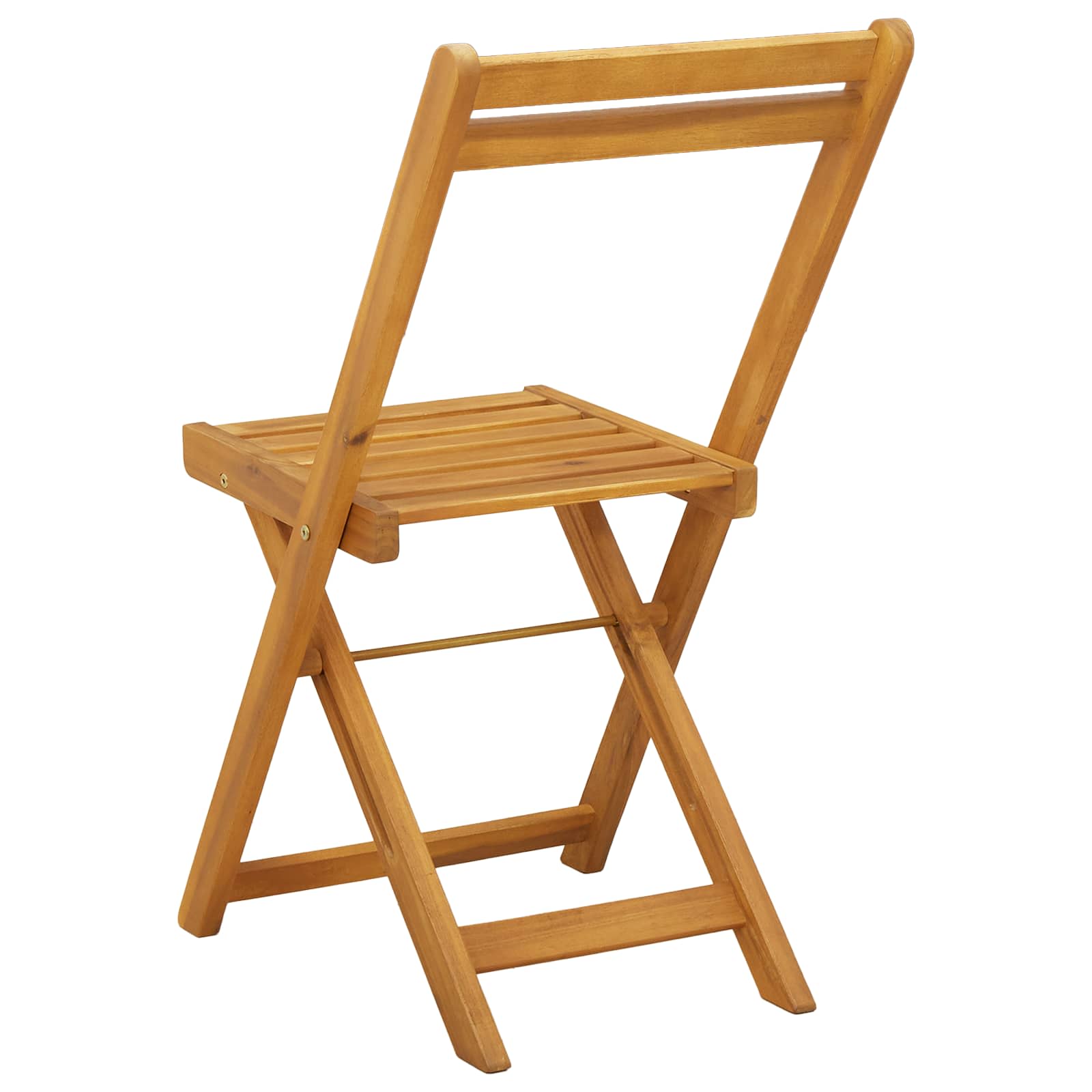 Sillas de jardín plegables 4 pcs Natural 40 x 53 x 80 cm