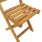 Sillas Bistro de Exterior 4 pcs Natural 40 x 42 x 85 cm