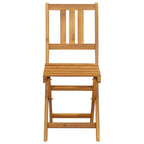 Sillas Bistro de Exterior 4 pcs Natural 40 x 42 x 85 cm