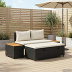 Conjunto de sofás de exterior 4 -Seater 4 pcs 55 x 30 x 39 cm