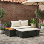 Conjunto de sofás de exterior 4 -Seater 4 pcs 55 x 30 x 39 cm