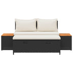 Conjunto de sofás de exterior 4 -Seater 4 pcs 55 x 30 x 39 cm