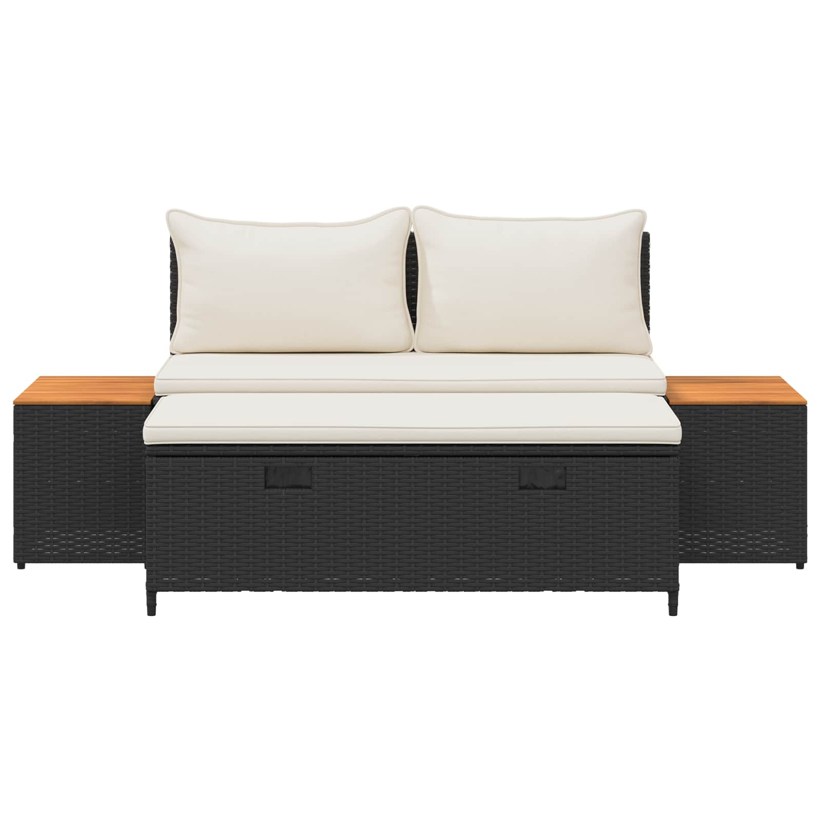 Conjunto de sofás de exterior 4 -Seater 4 pcs 55 x 30 x 39 cm