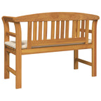 Banco de Rosa Crema 114 x 46 x 82,5 cm Madera de Acacia Sólida