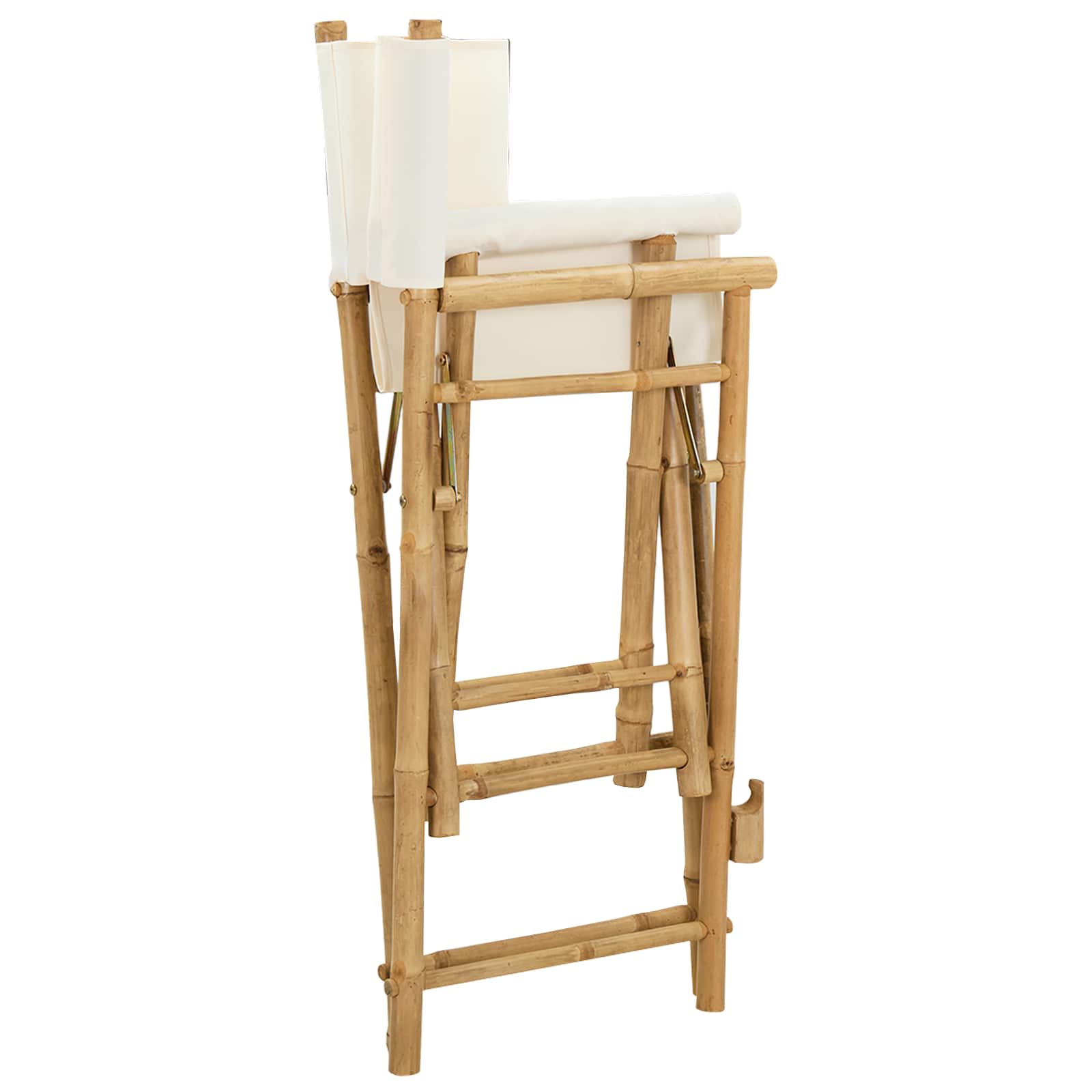 Silla de director plegable 2 pcs Natural Bambú