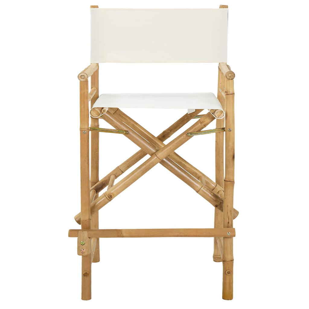 Silla de director plegable 2 pcs Natural Bambú