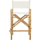 Silla de director plegable 2 pcs Natural Bambú