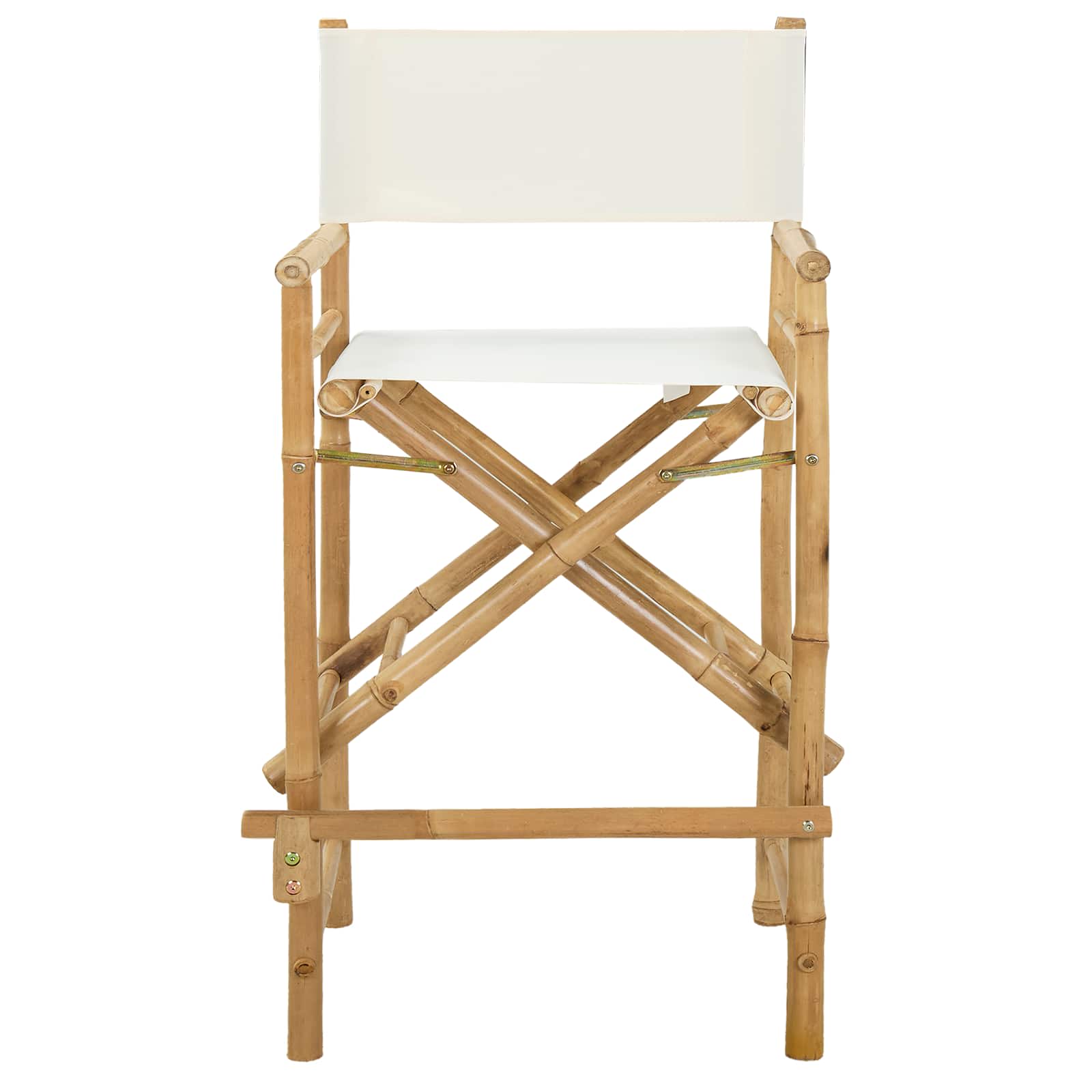 Silla de director plegable 2 pcs Natural Bambú