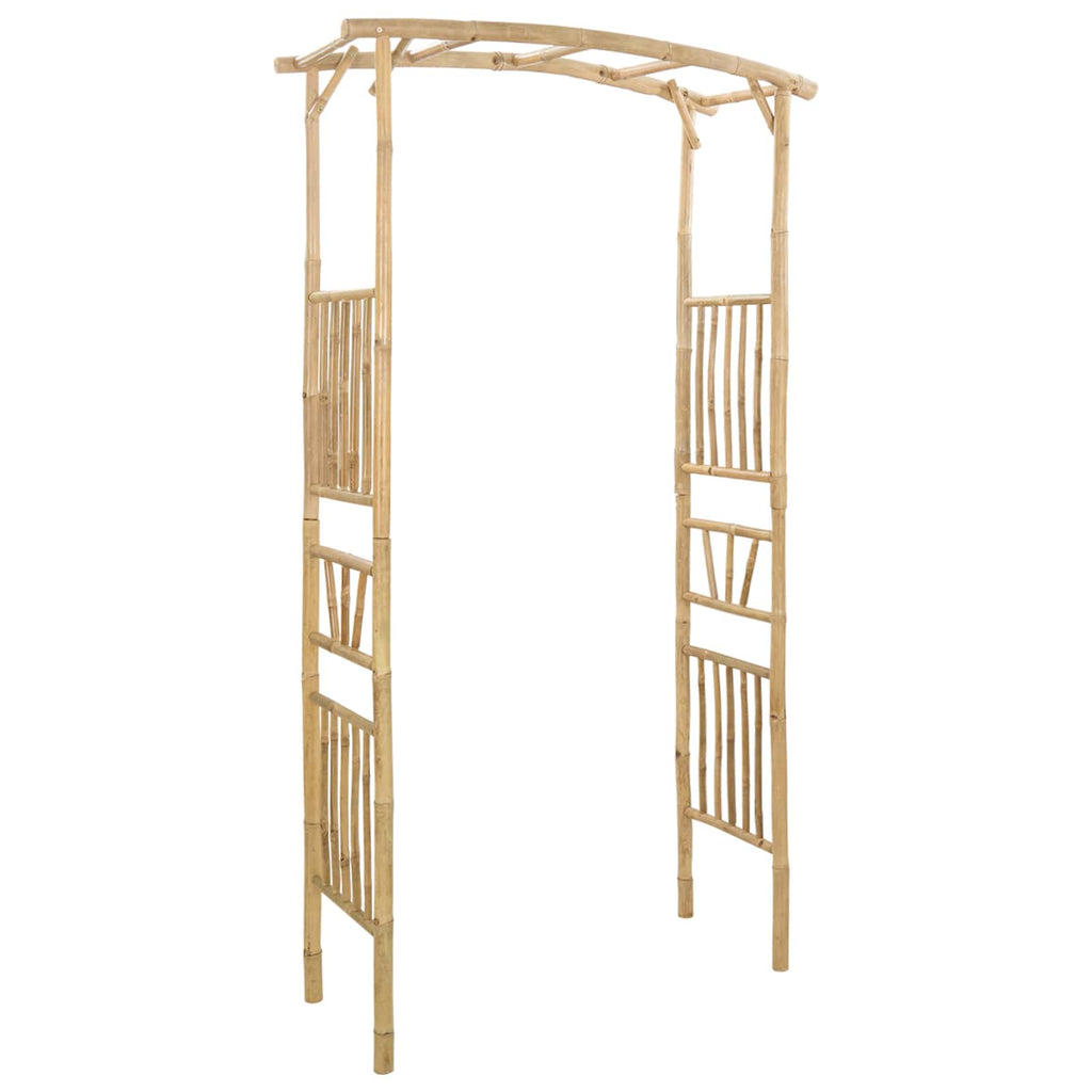 Arco de jardín Natural 110 x 40 x 205 cm Bambú