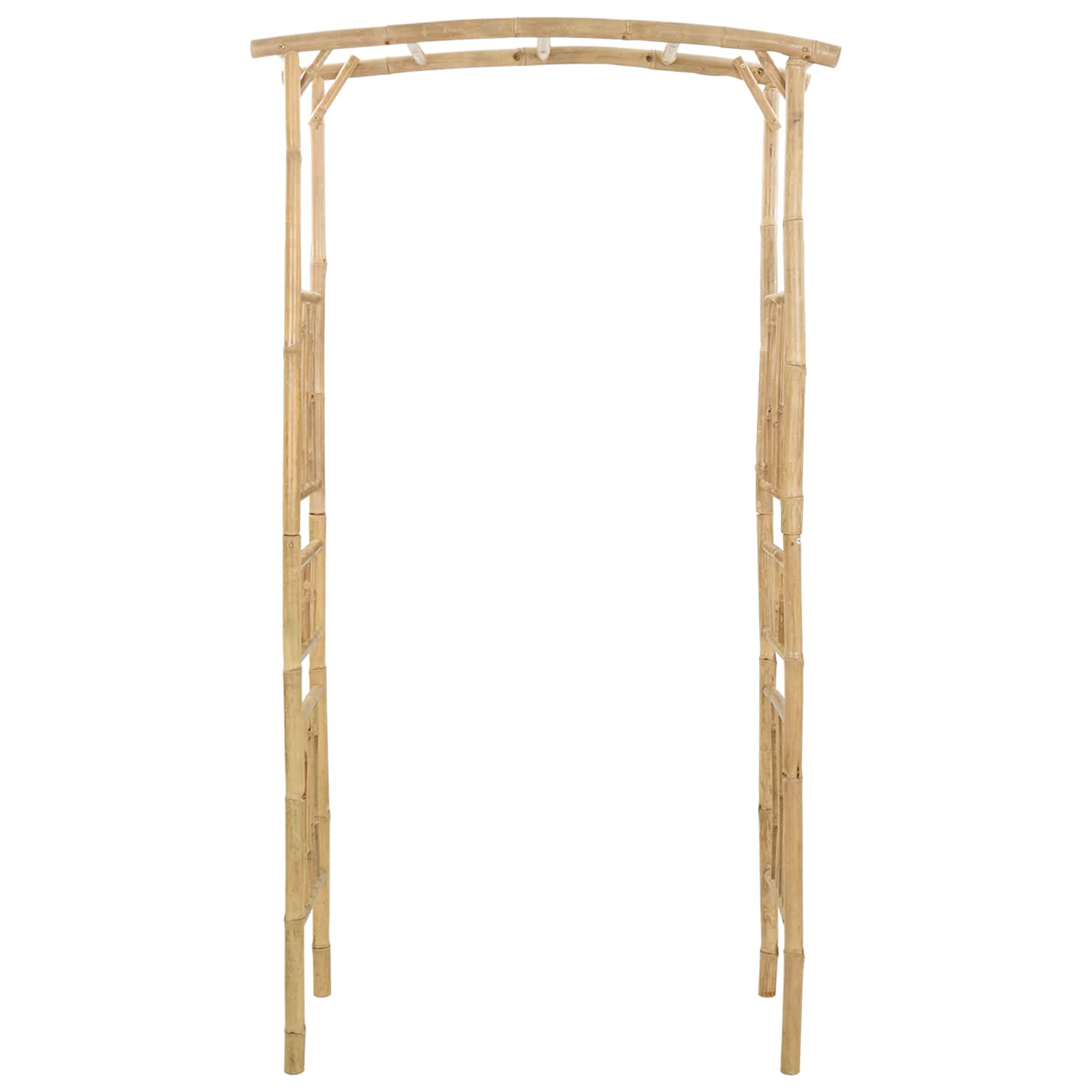 Arco de jardín Natural 110 x 40 x 205 cm Bambú
