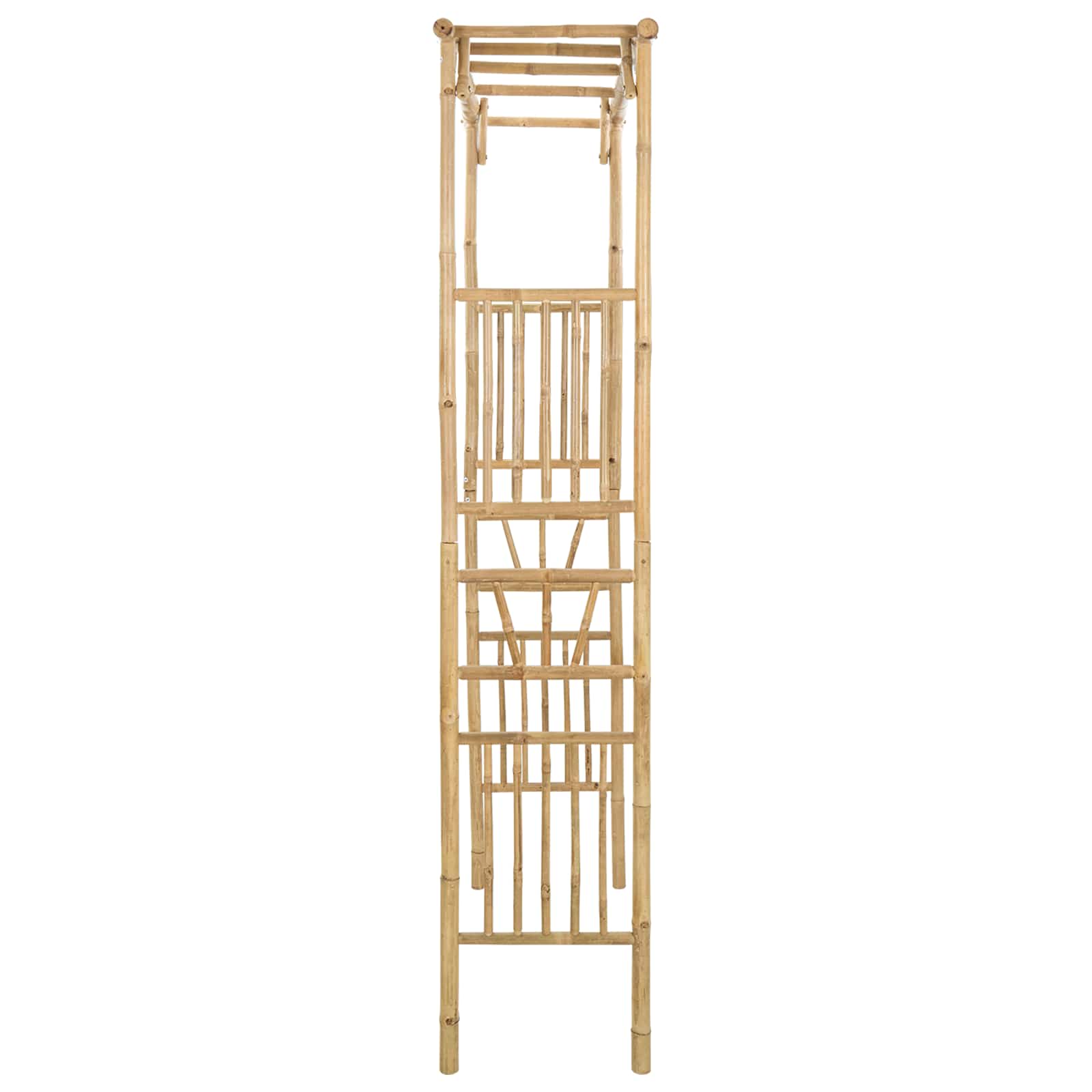 Arco de jardín Natural 110 x 40 x 205 cm Bambú