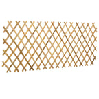 Valla Trellis Expandible 2 pcs Marrón Claro 100 x 105 cm Bambú