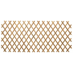 Valla Trellis Expandible 2 pcs Marrón Claro 100 x 105 cm Bambú
