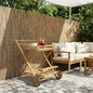 Carrinho de chá com rodas Natural 79 x 67.5 x 84 cm Bambu