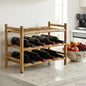 Estante de Vino Natural 32,5 x 29,5 x 36 cm Bambú