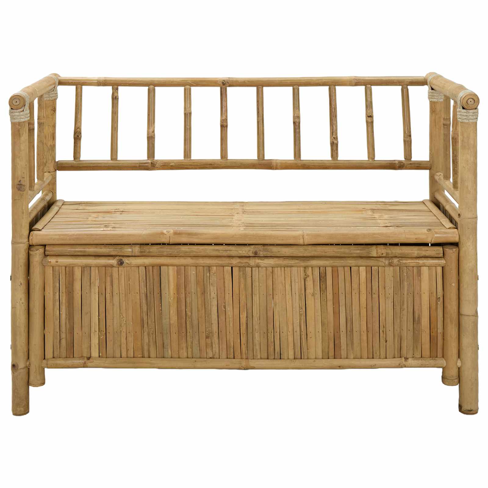Banco de Almacenamiento de Jardín 110 x 47 x 80 cm Bambú