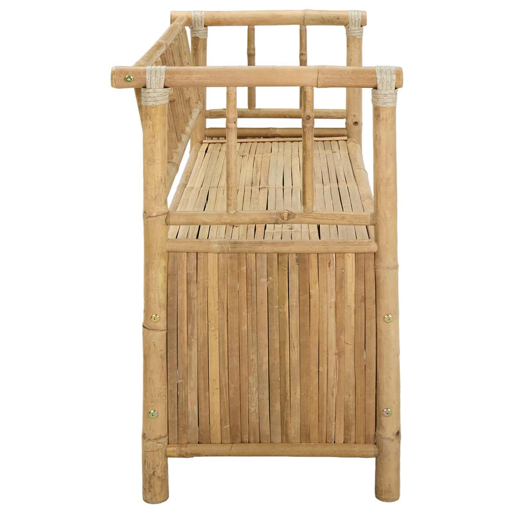 Banco de Almacenamiento de Jardín 110 x 47 x 80 cm Bambú