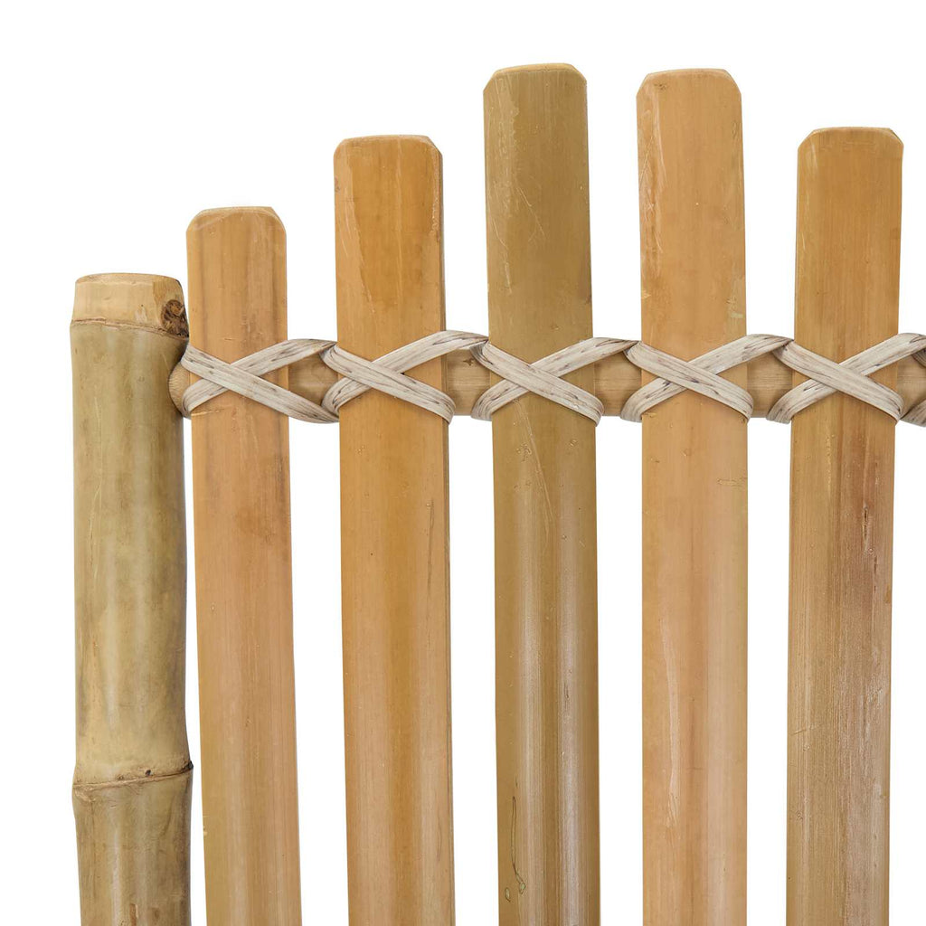 Silla de Jardín 4 pcs Natural Bambú