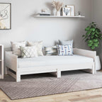 Cama abatible de día 180 x 200 cm Madera de pino macizo