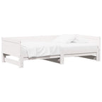 Cama abatible de día 180 x 200 cm Madera de pino macizo