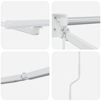 Estructura de toldo retráctil eléctrico 2,5 x 2 m Aluminio