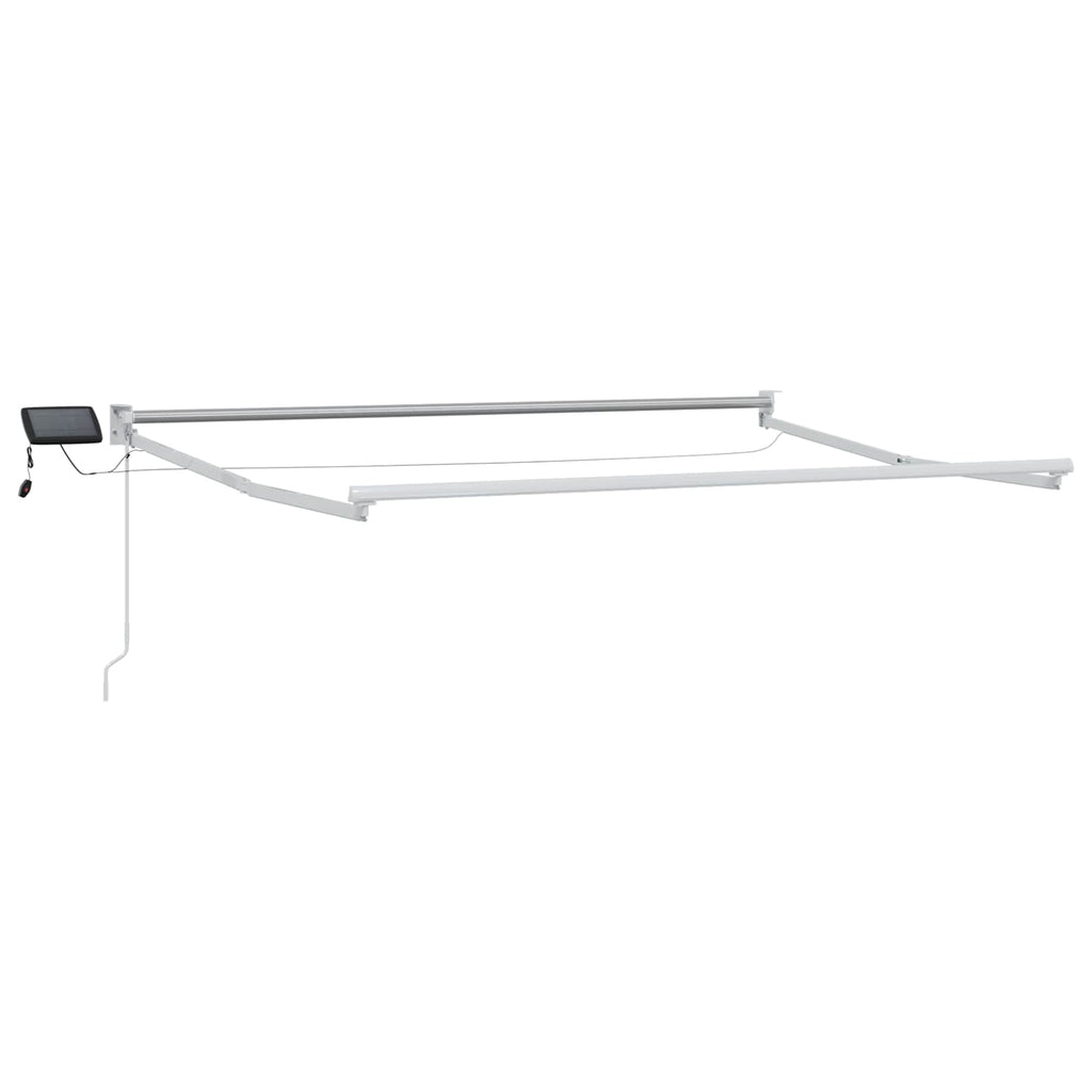 Estructura de toldo retráctil eléctrico 2,5 x 2 m Aluminio