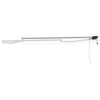 Estructura de toldo retráctil eléctrico 2,5 x 2 m Aluminio