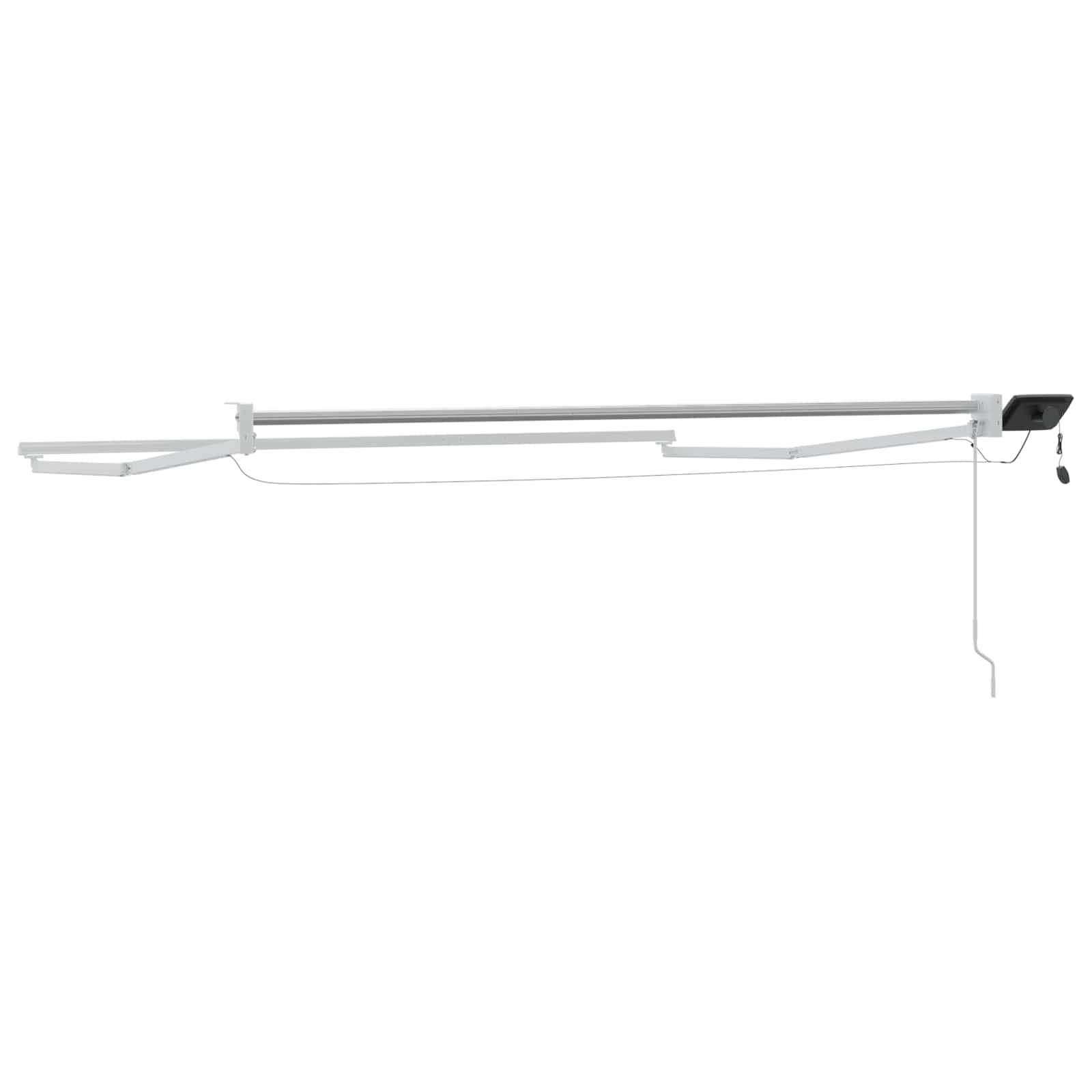 Estructura de toldo retráctil eléctrico 2,5 x 2 m Aluminio