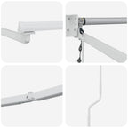 Estructura de toldo retráctil eléctrico 2,5 x 2 m Aluminio