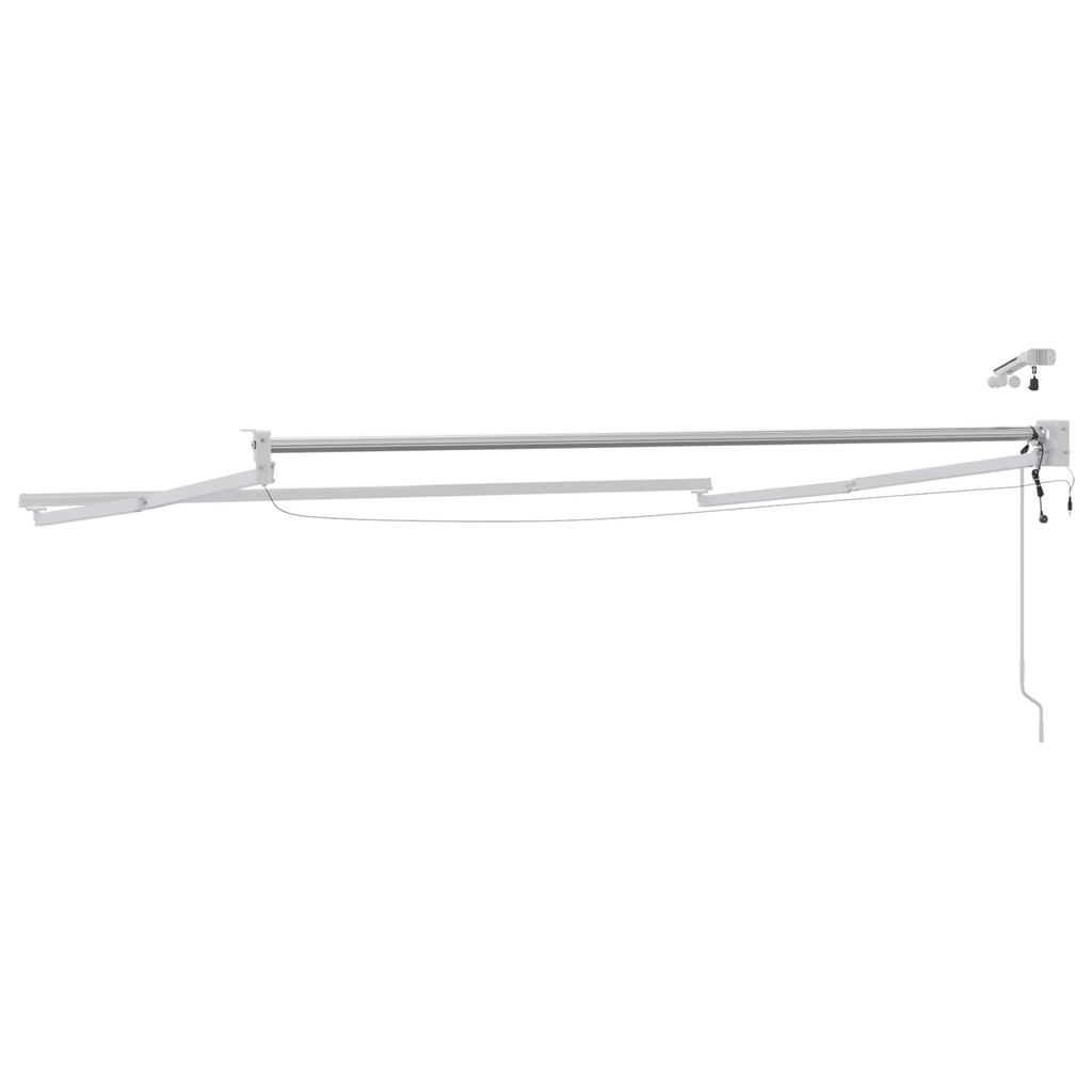 Estructura de toldo retráctil eléctrico 2,5 x 2 m Aluminio