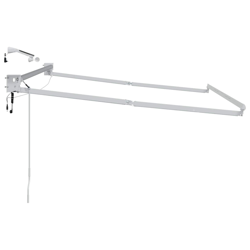 Estructura de toldo retráctil eléctrico 2,5 x 2 m Aluminio