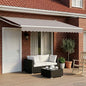 Estrutura de toldo retrátil elétrico 2,5 x 2 m Aço