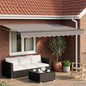 Estrutura de toldo retrátil elétrico 2,5 x 2 m Aço