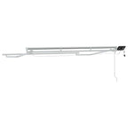 Armazón de toldo manual con LEDs 2,5 x 2 m Aluminio