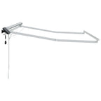 Armazón de toldo manual con LEDs 2,5 x 2 m Aluminio