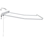 Marco de toldo eléctrico con LEDs 2,5 x 2 m Aluminio