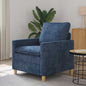 Blue Sofa 126 x 81 x 87.5 cm Polyester