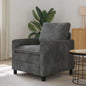 Navy Blue Sofa 126 x 81 x 87.5 cm Polyester